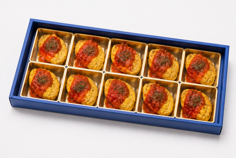 冷製チキンピカタ トマトソース仕立て
